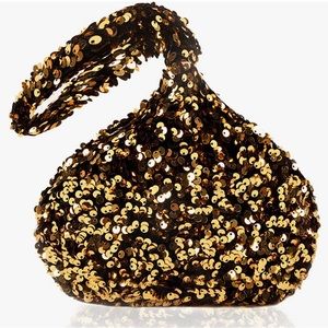 ⭐️ Women's Rhinestone Clutch Evening Bags Sparkly Glitter Triangle Purse